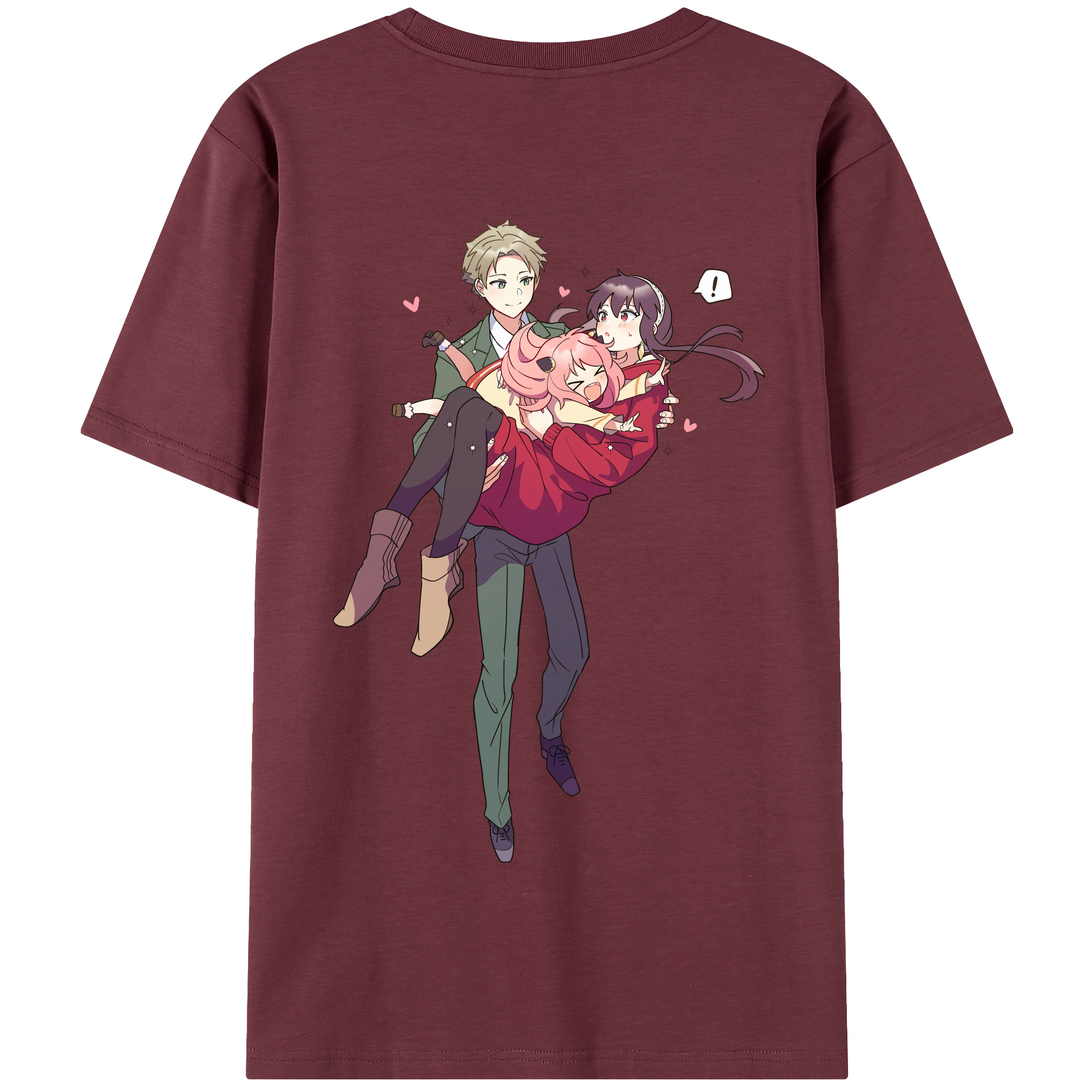 （画像用） SPY×FAMILY间谍家家酒 綿100％半袖Tシャツ（背面プリント）